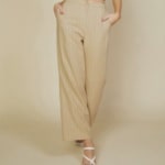 Latte stripe pants