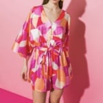 Satin romper