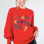 Merry everything sweater
